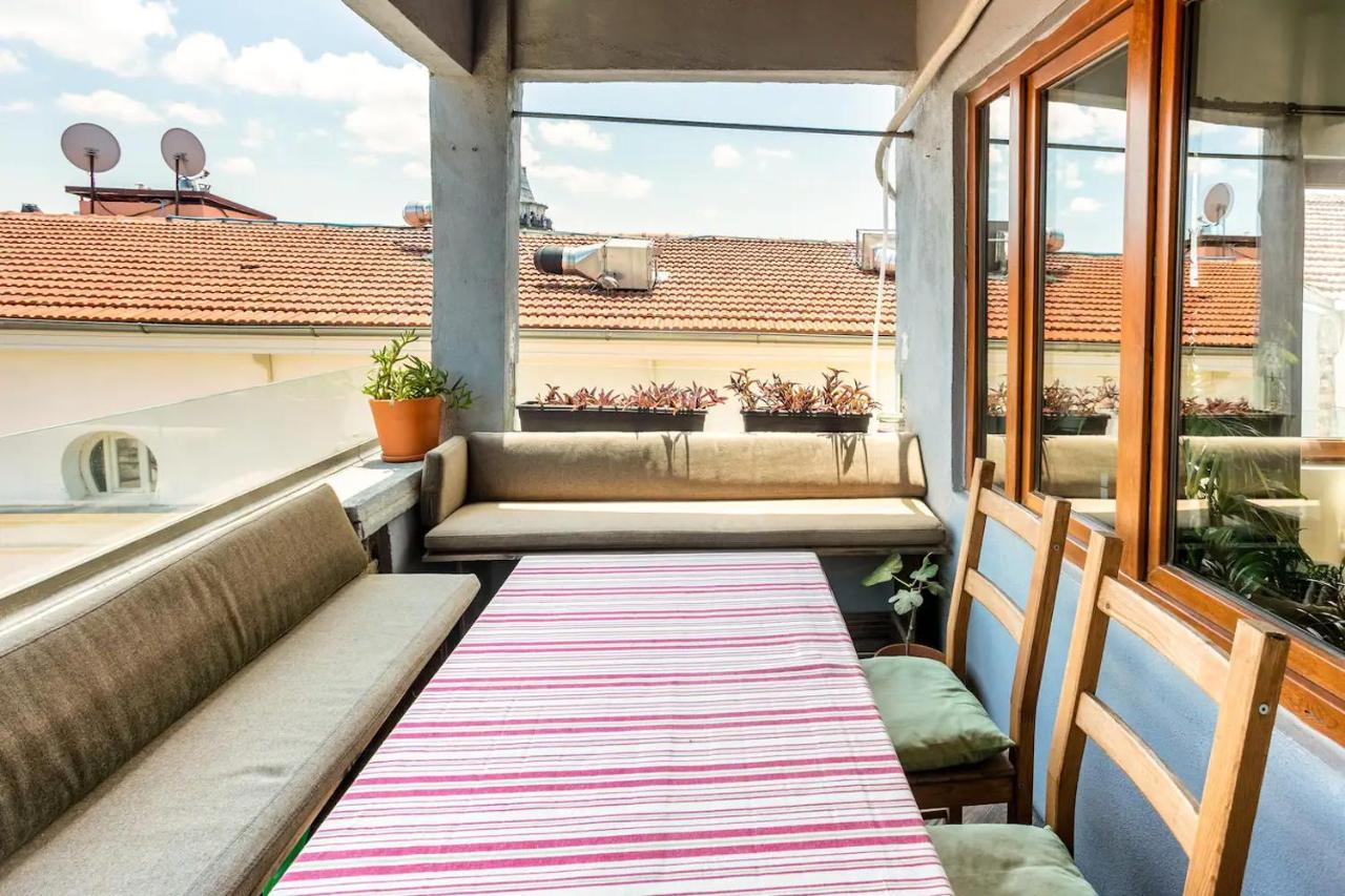 Apartmán Cosy Roof Flat On 5Th Floor With Bosphorus View Istanbulská provincie Exteriér fotografie